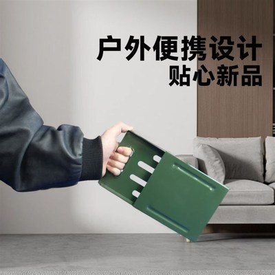 户外折叠凳子便捷迷o你马扎旅游火车高铁排队简约鲁班钓鱼凳子加