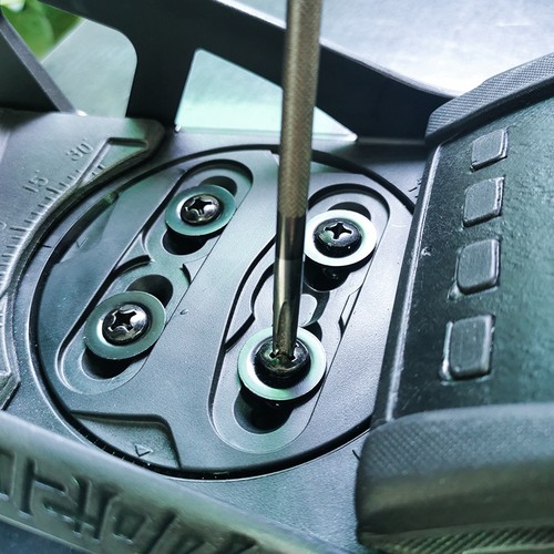 滑雪板单双板固定器固定螺丝雪板螺丝圆S盘通用配件垫片