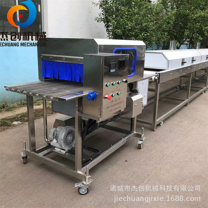 香蕉干挂巧克力浆液机器 坚果大枣巧克力喷涂机 带管道保温循环