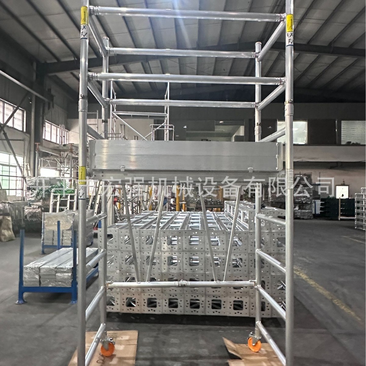 源头脚手架工厂铝合金折叠移动架方便简易3m高