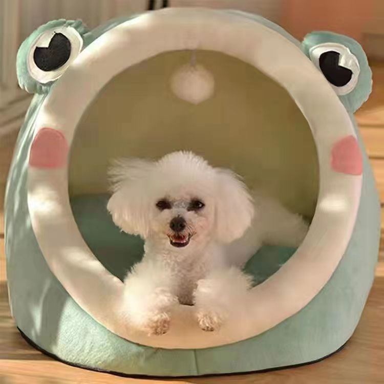 狗狗窝四季通用可拆洗猫睡觉的屋别墅房子小型犬泰迪冬天保暖宠物