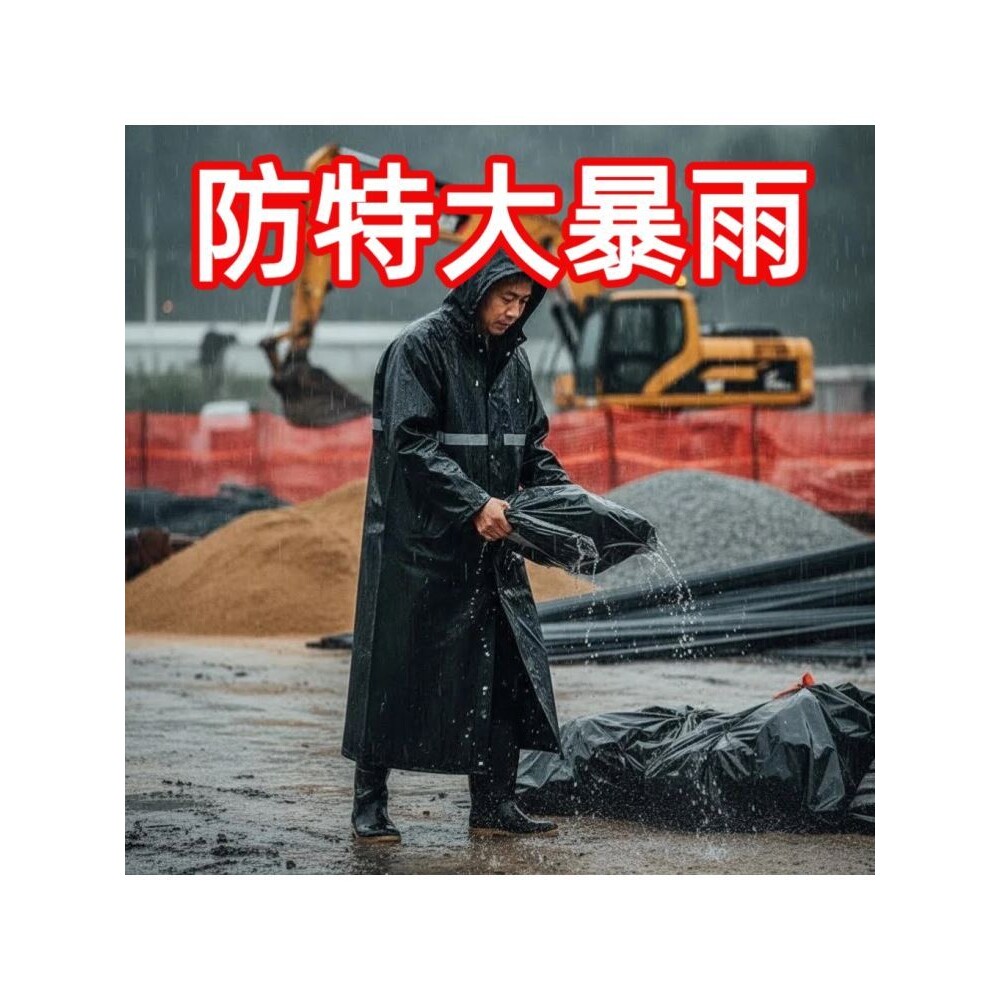 国防军雨衣一体款走路新型劳保小个子大码男骑军人专用户外雨披