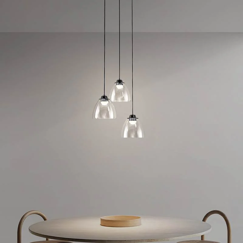 创意个性餐厅吊灯现代简约吧台过道灯具北欧单头玻璃卧室床头吊灯