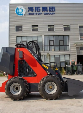 工厂直售360滑移装载机 迷你Skid steer loader出口加拿大工程用
