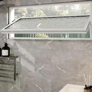 铝合金极窄小窗暗卫采光窗长方形中轴旋转窗通风小窗艺术卧室窗户