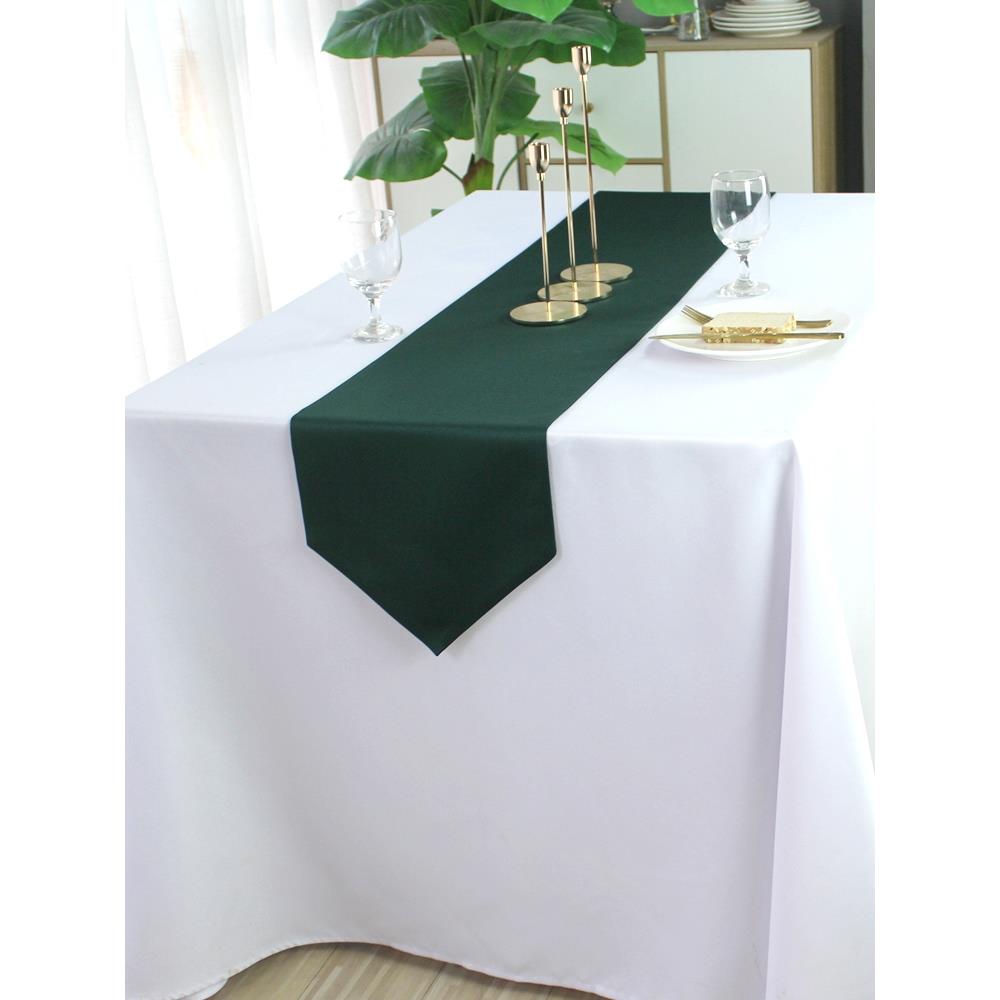纯色ins桌旗简约会议聚会西餐厅长方形装饰桌布条桌巾桌旗可定制