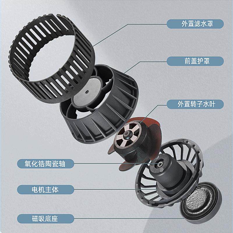 家中海洋变频造浪泵海缸鱼缸专业静音迷你水族小型环流泵