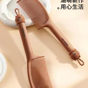 布朗熊梳子女士长发专用儿童女孩可爱家用马尾便携头发防打结静电