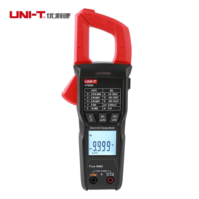 优利德UT202S/UT202BT数字钳形表万用表高精度数显智能防烧电流表