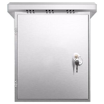 伊莱科EOB405018户外配电箱防雨水监控光伏电气设备盒201不锈钢