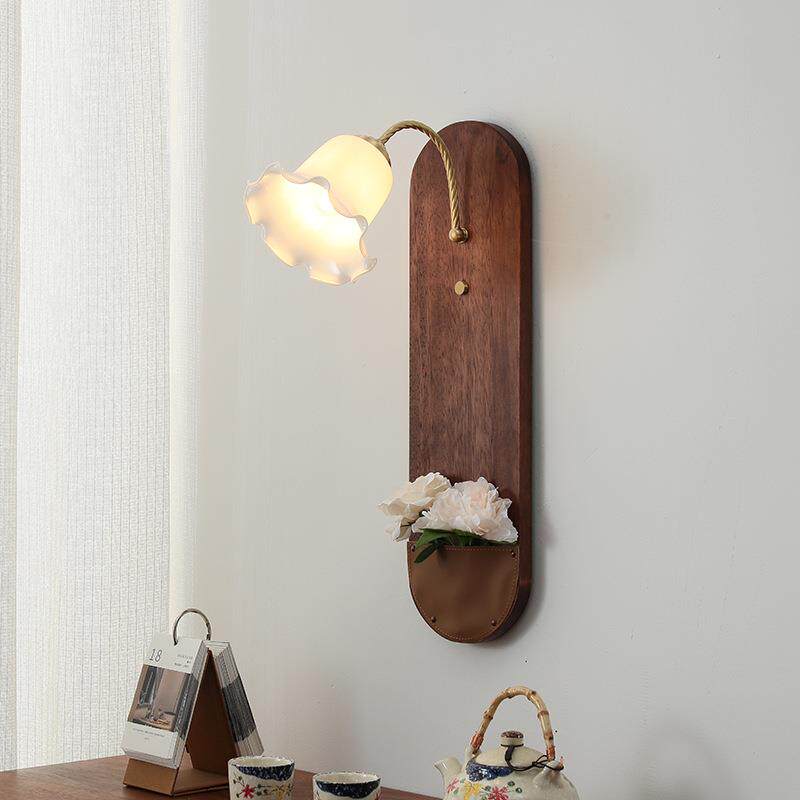 兰黛 法式中古文艺愈民宿咖啡店客厅卧室床头玄关过道楼梯铜壁灯