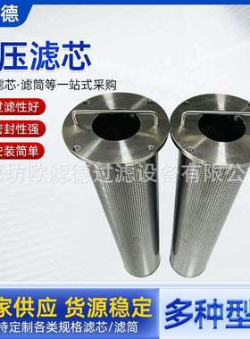替代液压滤芯LA-160700E10G滤油机机械配件不锈钢过滤器用滤芯