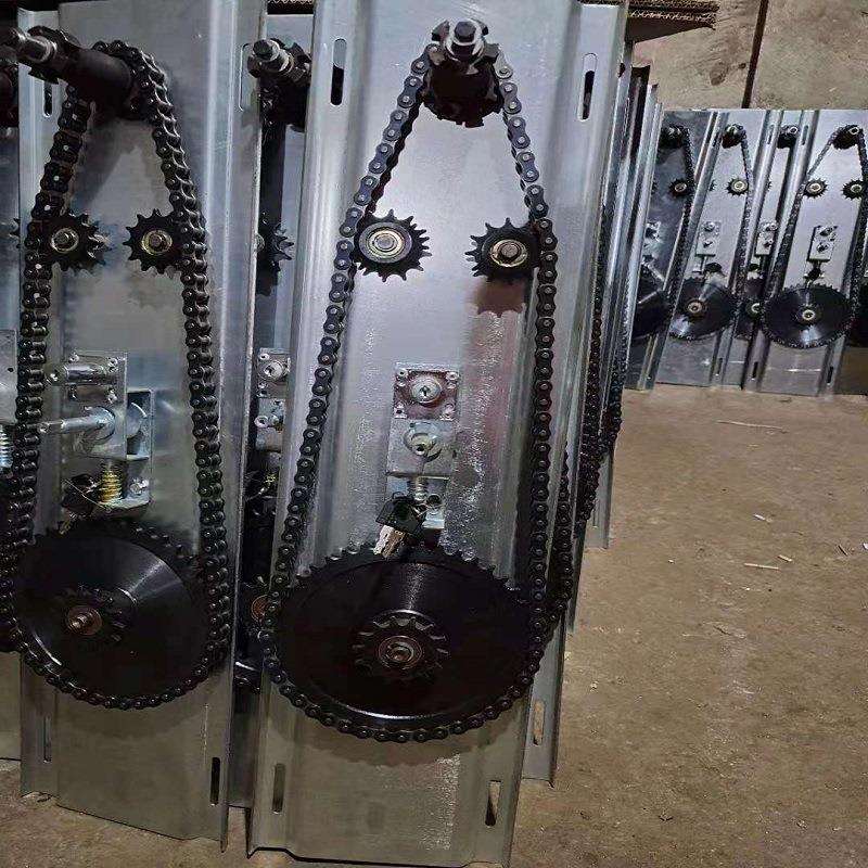 厂家密集架不带锁传动板镀锌二级减速板带总锁密集柜五金配件