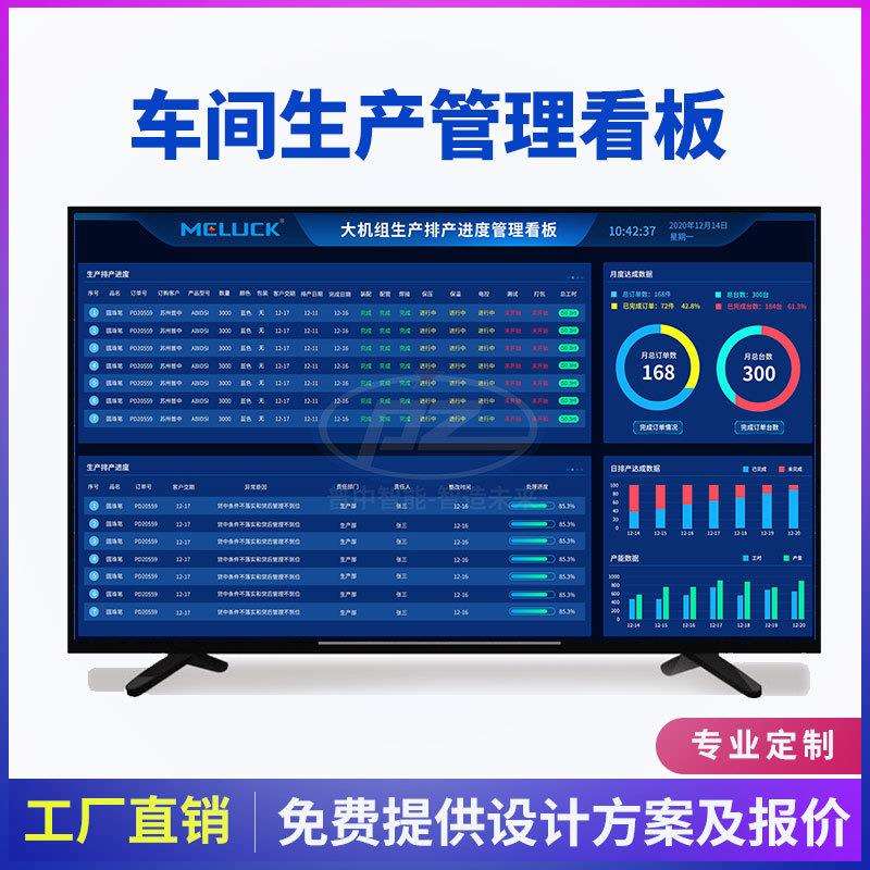 车间生产管理液晶显示屏计数进程室内LED电子看板MES系统单色