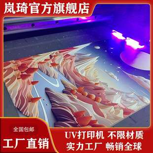 a3室内装饰画uv打印机3360金属板pvc板画3D浮雕光油uv彩印机