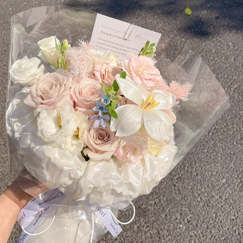ins鲜花速递同城配送玫瑰花束郁金香马蹄莲蝴蝶兰北京上海成都店