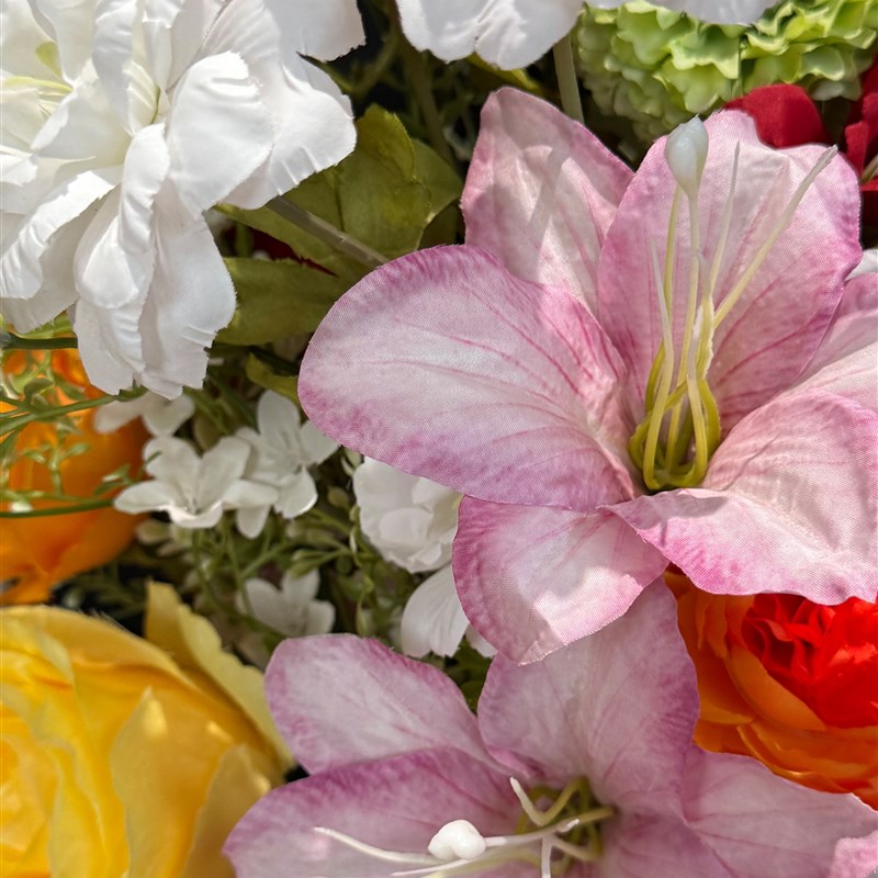 轻奢高端仿真花摆件假花摆设高级感仿生花束手捧花家居软装摆件