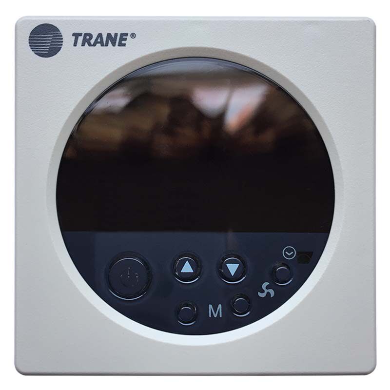 全新TRANE特灵TM50D空调地暖风机盘管温控器干接点热联动面板开关