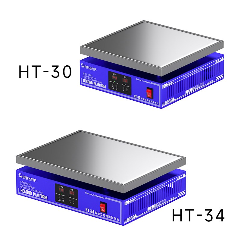 双数显智能加热台 防烫可调温手机曲面屏维修工具 HT-34型号