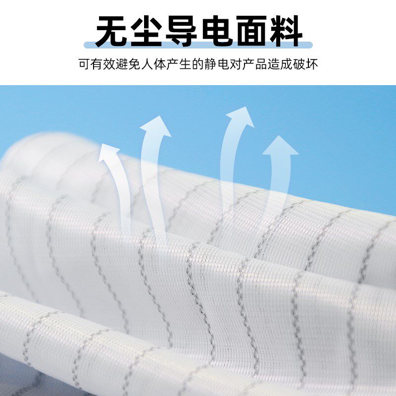 防静电PU手套涂层涂掌条纹透气防滑无尘电子工厂工业生产专用手套