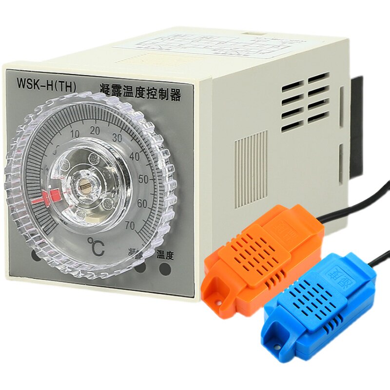 WSK-H(TH)拨盘式温湿度控制器全自动升降温 开关配电柜除湿防凝露