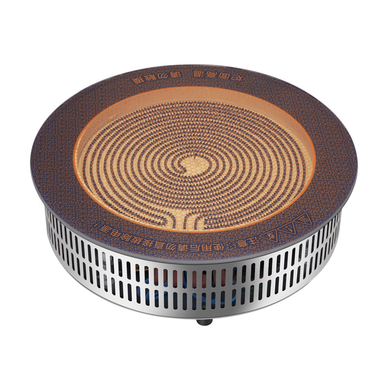 嵌入式电陶炉商用钛晶电陶炉光波圆形大功率砂锅串串香关东3000W