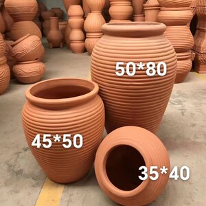 陶陶罐罐新品厂家直销大尺寸红陶花盆民宿别墅种花盆景观园艺陶罐
