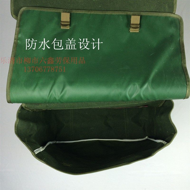 摩托车帆布工具包 挂包快递员邮包邮差驮包车尾后座边箱加大挎包W