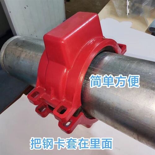 消防专用哈夫节弯头管卡堵漏器球墨铸铁消防管道管件堵漏器