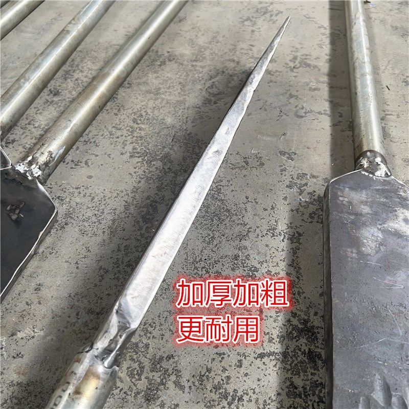 加厚加重铁锹水管柄洞铲锹挖硬土石挖树桩农具锹铁锨挖树铲洛阳铲