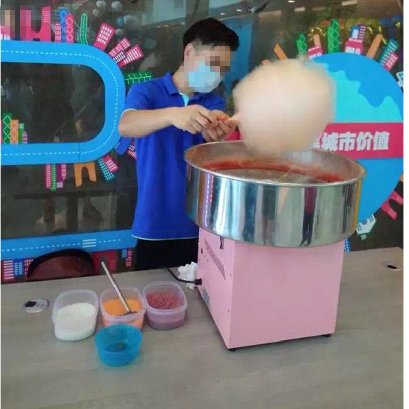 棉花糖机商用全自动花式拉丝棉花糖机彩色果味糖电热棉花糖机包邮