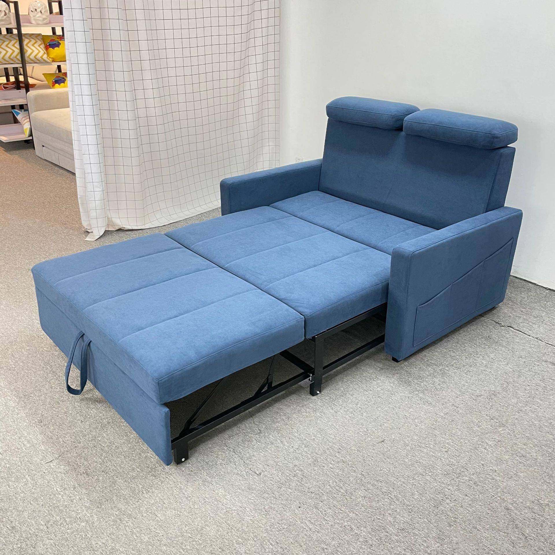 折叠沙发床1.5米1..8米小户型乳胶单人折叠床两用科技布沙发床