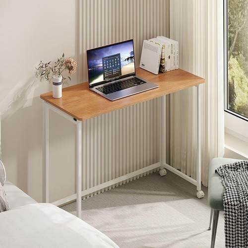 移动书桌折叠电脑桌学生家用学习简易写字桌办公桌卧室滑轮小桌子