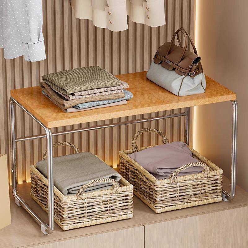 衣柜分层隔板柜内整理架橱柜衣物置物架衣橱改造好物空间利用神器