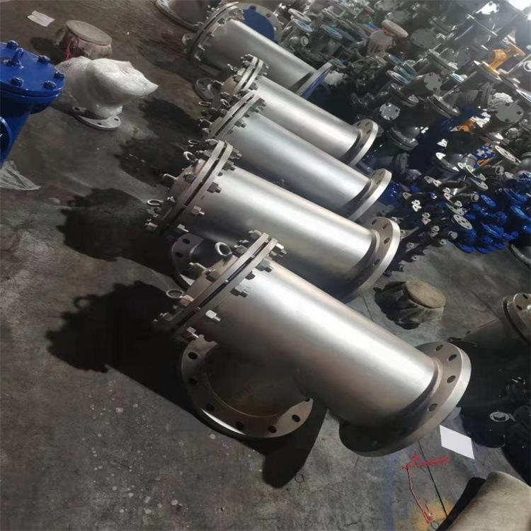 SRT-40R不锈钢T型过滤器DN125管道T型过滤器