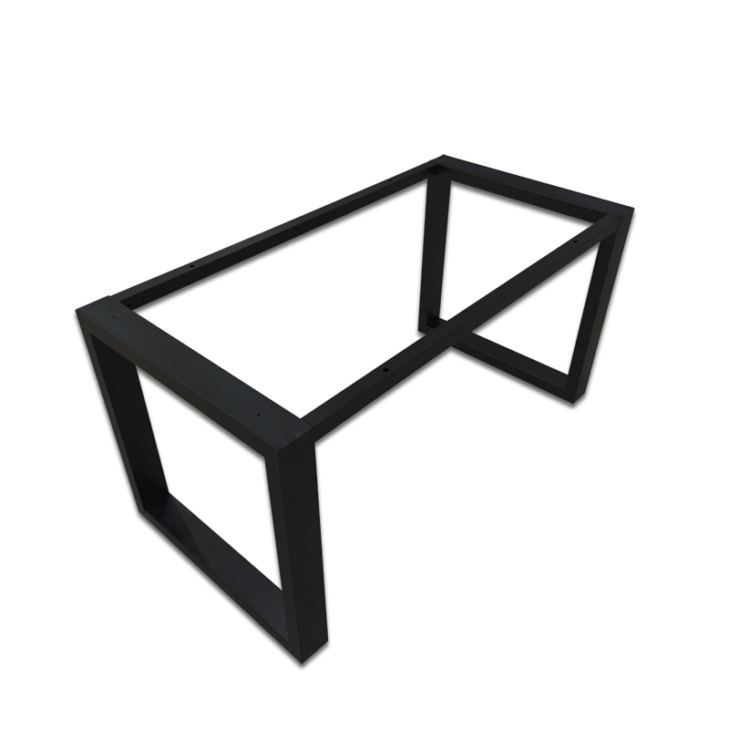 实木大板支架大理石餐桌脚办公桌架口字脚桌腿钢铁烤漆.桌架可定