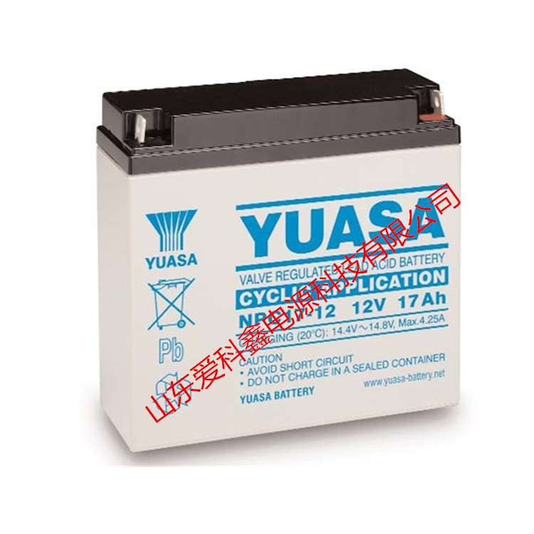 YUASA汤浅蓄电池 NPC17-12 12V17AH 配电柜UPS备用应急电源