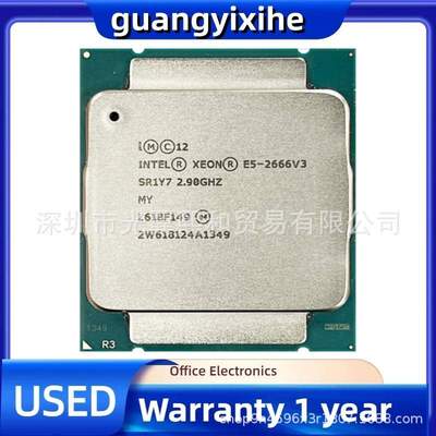 lntel至强 E5 2666V3 SR1Y7 2.90GHZ LGA2011-v3 支持X99主板