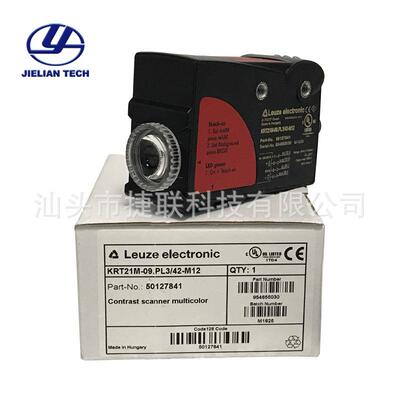 Leuze electroni劳易测 智能色标光电眼 KRT21M-09.PL3 42-M12