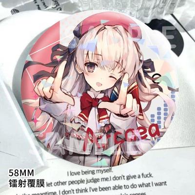 光红Tairitsu咲弥Arcaea韵律源点周边镭射反光吧唧同人谷装饰胸针