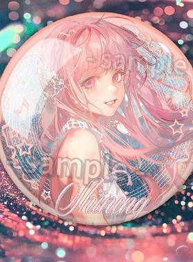 闪耀暖暖周边双闪吧唧无限暖暖同人谷子徽章摆件胸针痛包饰品无料