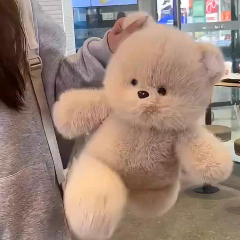 会跑步的小熊玩偶跑跑系列三花猫娃娃毛绒玩具睡觉抱生日礼物女生