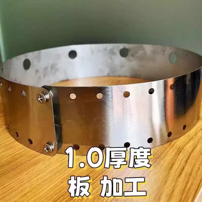 燃气灶防风圈猛火灶防风圈户外防风罩聚能不锈钢挡风板大小可调防