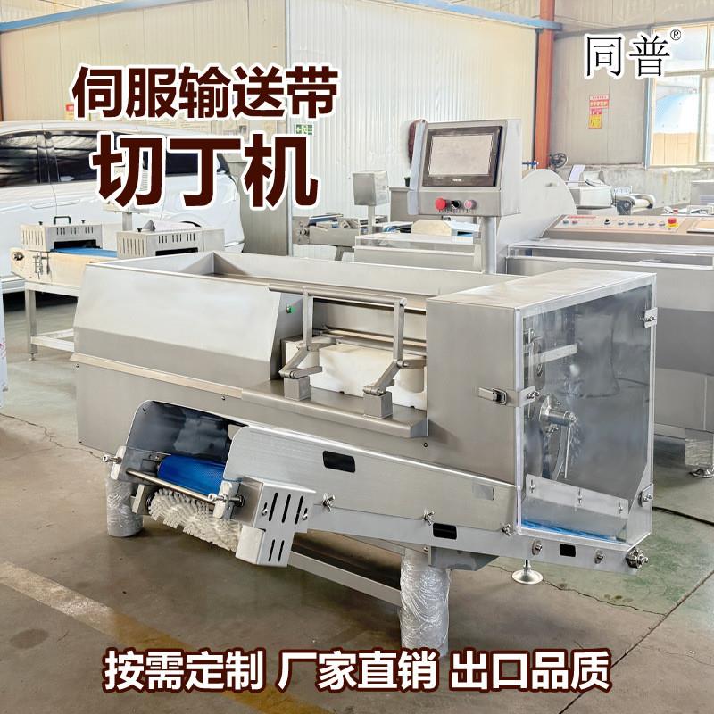 全自动伺服切丁机 冷冻肉切块机 里脊肉切肉机 肉制品加工设备