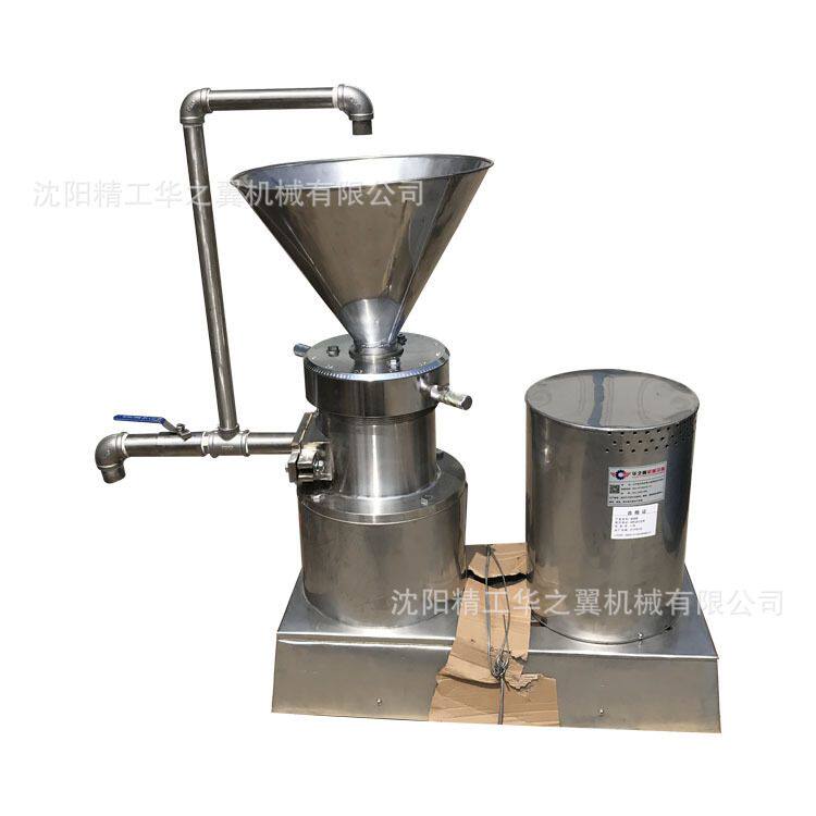 80型号小型芝麻酱分体式胶体磨花生酱研磨不锈钢胶体磨豆子磨浆机