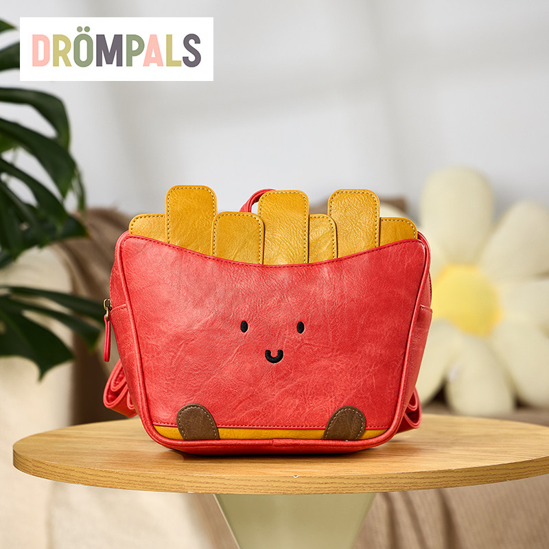 DROMPALS德仑帕司 儿童背包幼儿园书包潮娃必备设计师品牌-薯条