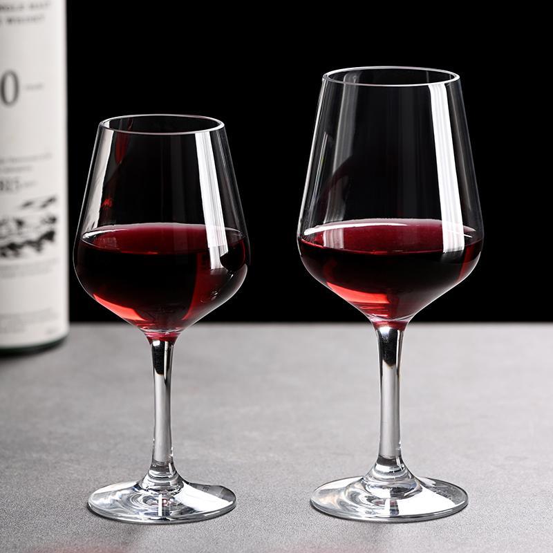 亚克力红酒杯透明防摔PC塑料酒店餐饮酒吧商用波尔多白葡萄高脚杯