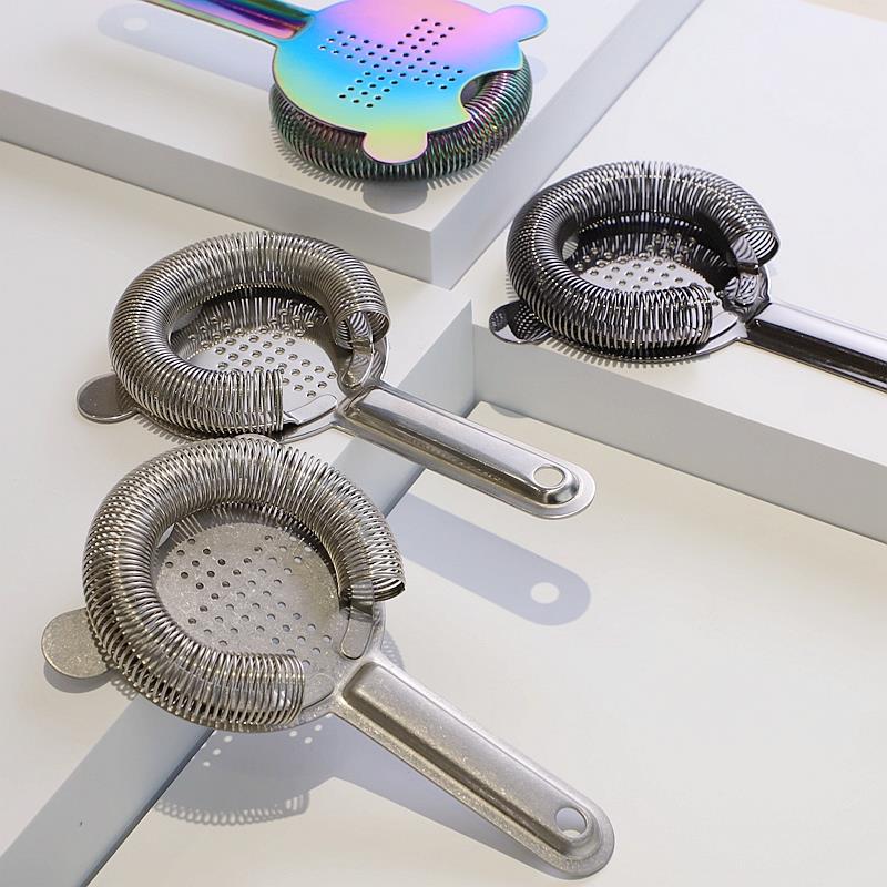 酒吧器皿 男爵十字滤冰器 过滤器 隔冰器 美式网调酒器Strainer
