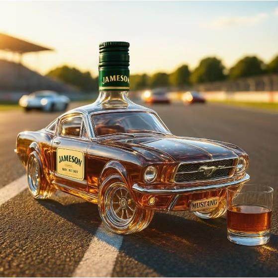 新品爆款Police Car Whiskey Bottle小车威士忌酒瓶