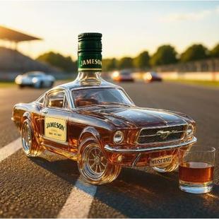 新品爆款Police Car Whiskey Bottle小车威士忌酒瓶